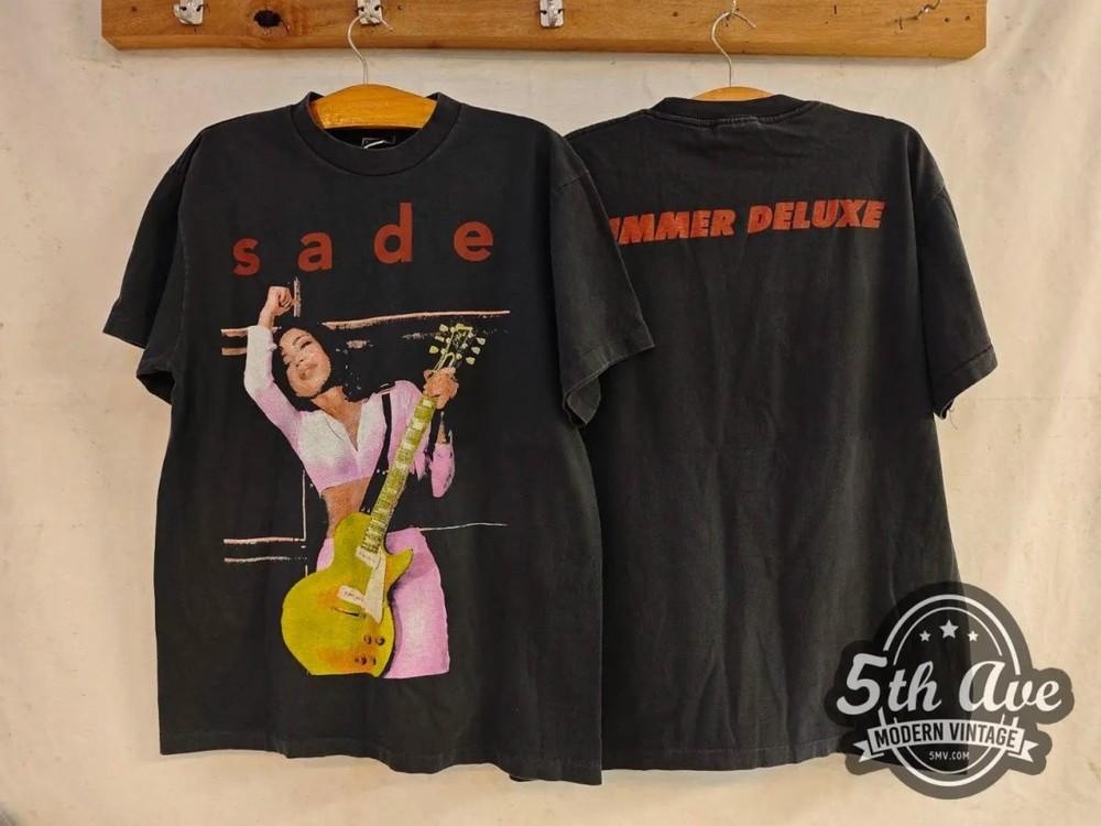 

Sade Summer Deluxe Tour 1993 Basic Black 2 Side Unisex T shirt Reprint WA3623 Unisex T-Shirt XXL