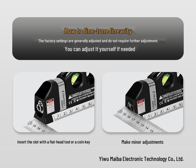 LV03 Infrared Laser Level: Cross-Line, Horizontal & Vertical Marker