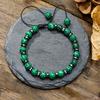 [HF][HS]1Pc Fashionable Malachite Bracelet, Natural Stone Beads Bracelet For Men And Women Valentine's Day Gift