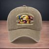 1pc Washed Retro Baseball Cap Featuring Designs Commemorating The 250Th Anniversary of The United State,Curved Brim Duckbill Cap
