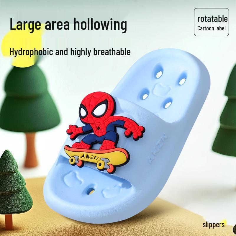 Kids' Summer Non-Slip EVA Bathing Sandals 2025: Two-Way Design for Boys and Girls