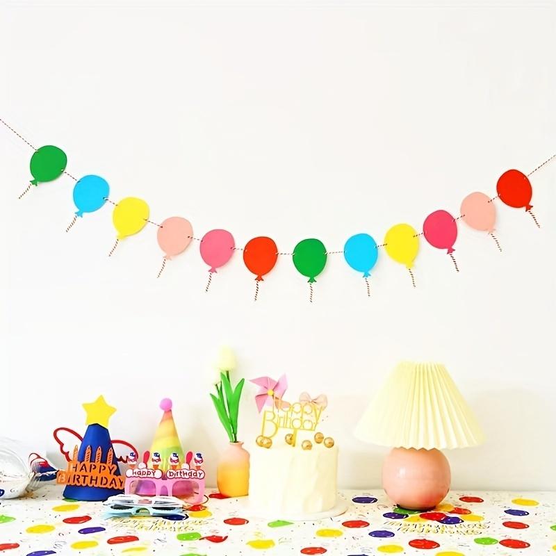 Colorful Flags Pennant Kids Happy Birthday Bunting Banners Party Decorations Baby Shower Decoration Bunting Garland Flags