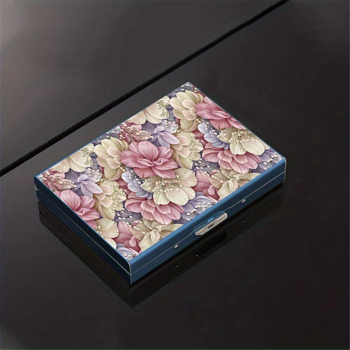 

Держатель кредитной карты для женщин и мужчин, держатель карты Rfid, жесткий кошелек для кредитных карт, держатель карты с блокировкой рифдов, защитные кошельки для женщин и мужчин 8 cards синий