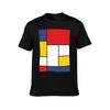 Pacchetto magliette Mondrian Con magliette Maglietta cotone stampe di t lo Stile