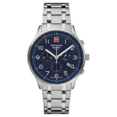 Montre Homme Skymaster Chronographe Acier Inoxydable Cadran Bleu Quartz 7084.9135 100M