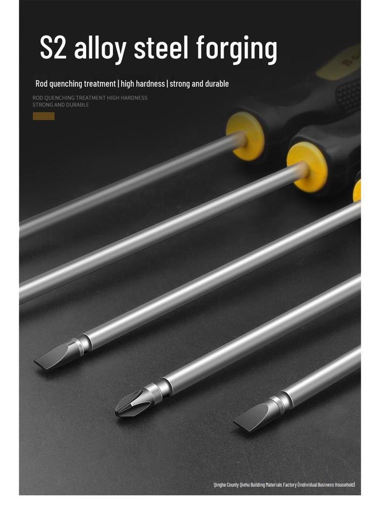 Multifunctional Magnetic Ring Screwdriver Set with Long Shank and Positioning Tools