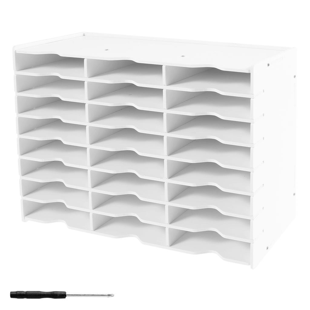 24/48 Fächer Aufbewahrungsregal Stempel Souvenir Organizer Box Wasserdichte Stempelkissen Aufbewahrungsregale Vielseitiger Organizer Halter für Schreibtisch