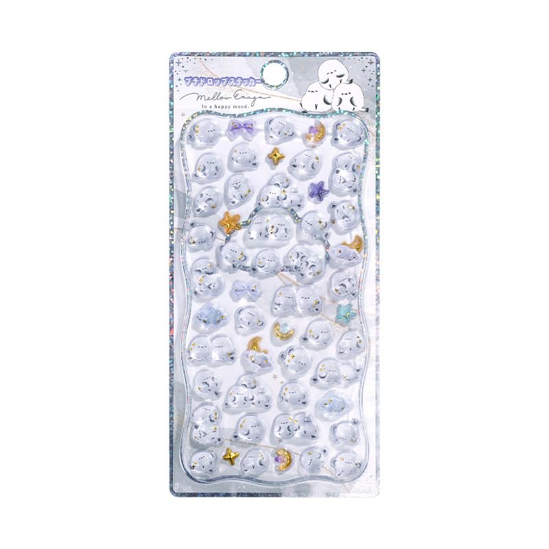 

Sotine 3D Embossed Crystal Raccoon Maneki-neko Ninja Girl Sticker Decorative Seal Removable Birthday Cute Craft Supplies Gift for Mobile Phone