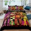 Dark Game Cartoon Print Quilt Cover Dormitory Children's Room Bedding Set Quilt Cover Pillowcase 100% Polyester 3 Pieces
