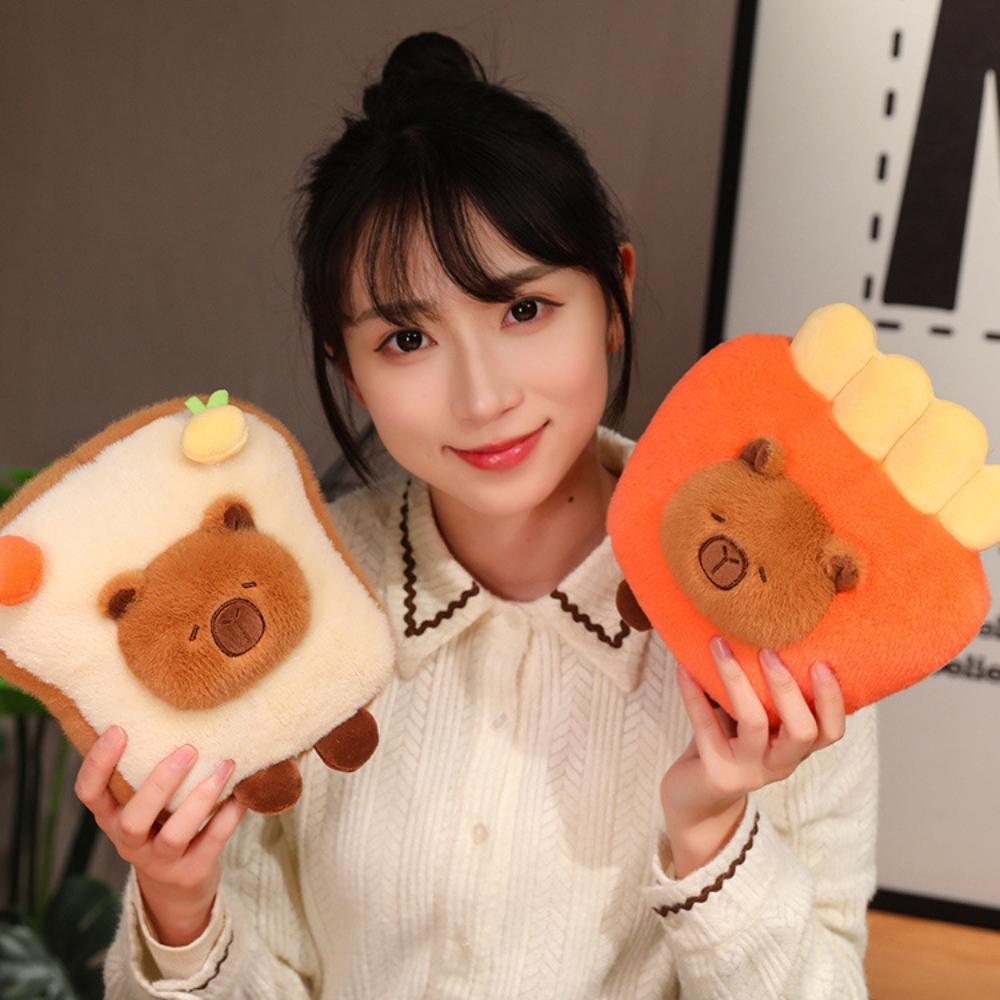 Simulation Bread Capybara Pillow 20~36CM Kapibala Plush Doll Kawaii Stuffed Plush Toy