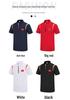 Unisex Chinese Team Martial Arts Polo with Zipper & Stand Collar - Summer Casual Short-Sleeve National Costume Style