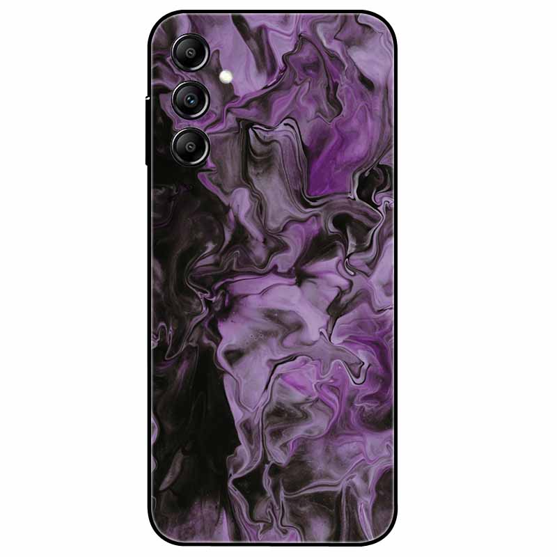 Hülle Für Samsung Galaxy A54 5G A34 A24 S23 Hülle Blume Marmor TPU Weiche Silikonhülle für GalaxyA54 A 34 Bemalte Handyhüllen