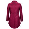 Fashion Men Solid Color Perform Suit Gentlemen Male Tail Coats
