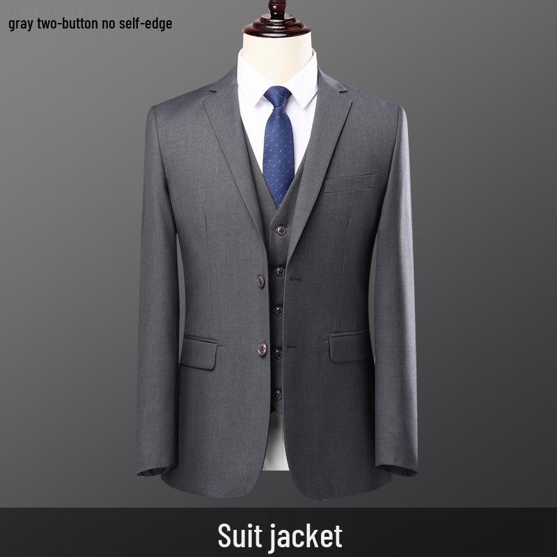 Men's Slim Fit Casual Suit Set: Wedding, Engagement, Ceremony & Business Formal Wear