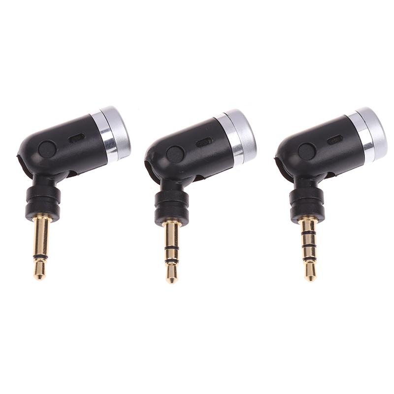 HOT! Portable Mini Microphone Mic 3.5MM Aux Mono / Stereo / 4 Pole Metal Capacitance Microphone For Laptop PC Smartphone