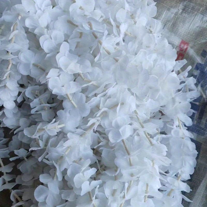 5Pcs Simulated Orchid String Wedding Ceiling Flower Rattan, for Outdoor Patio Garden Living Room Wall Hanging Decoratio