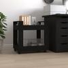 Filing Cabinets Desk Trolley Black 60X45x60 Cm Engineered Wood