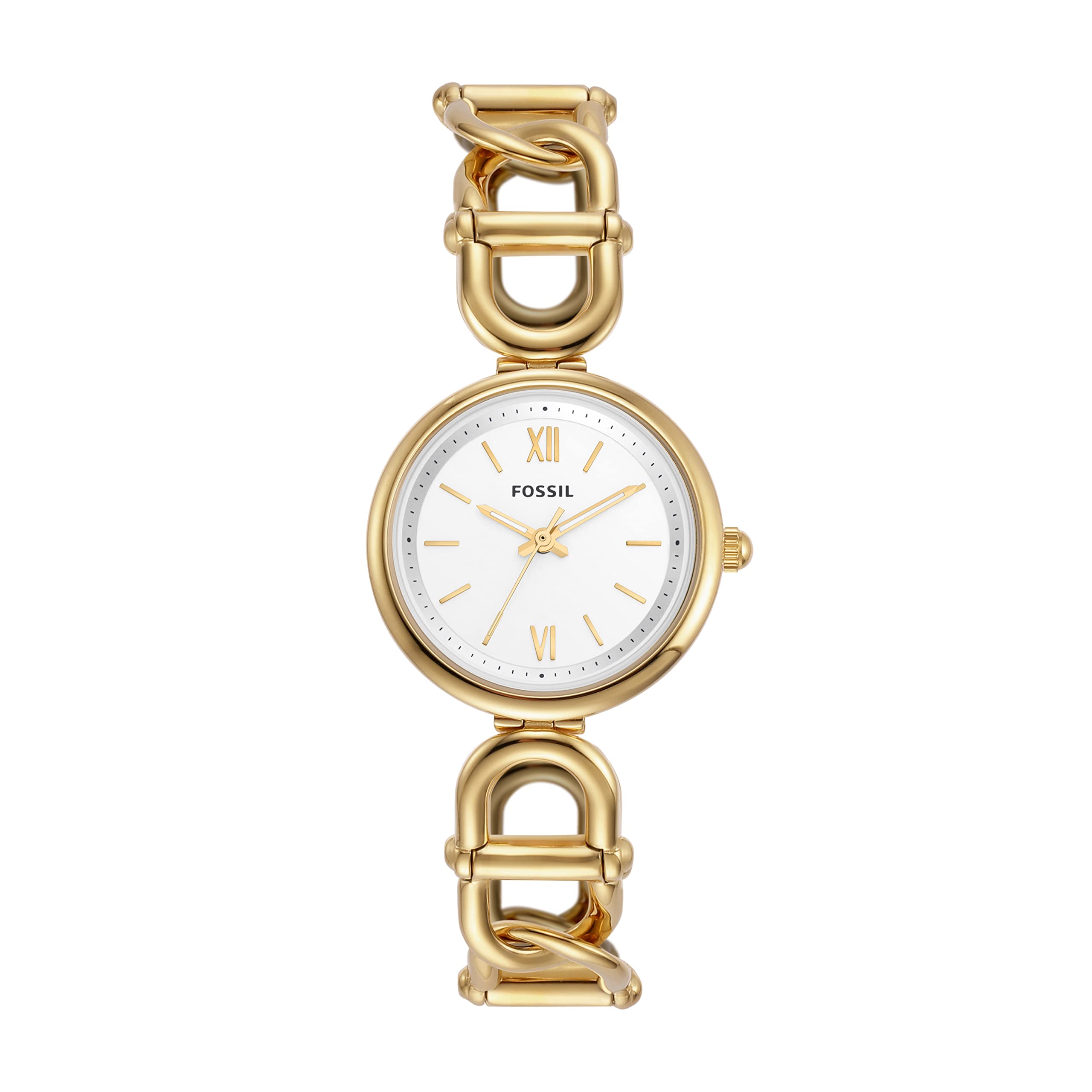 CARLIE Stainless Steel Watch Three-Hand Gold-Tone золотой