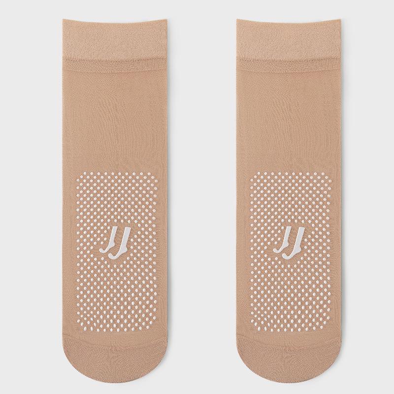 

Женские летние нескользящие дышащие носки до середины икры из пряжи core-spun с массажной подошвой против зацепок. One Size