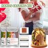 Hand Casting Kit Keepsake DIY Hand Mold Kit with Bucket Powder Sandpaper Stick Preserve Memories Sculpture for Couples Families