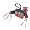 Controlador de Bocina Controlador Musical Botón 12V-24V Sonido Musical Electrónico Bocina Pro Altavoz de Bocina Control de Sonido Para Coche Personalizado