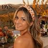 Decorative Headband for Holiday Parties Fall Knotted Women, Pumpkin Maple Leaf Headband, Stable Non Slip Hair Accessory Wide Brim Thanksgiving Autumn