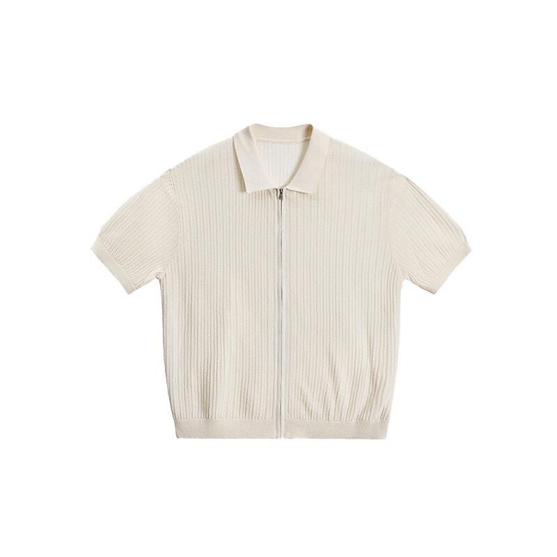 HAUT TON Men's Old Money Style Knitted Short Sleeve Polo Shirt
