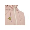 adidas Neo X Smiley Collaboration Short Sports Hoodie Jacket Women Tops Pink HE7954