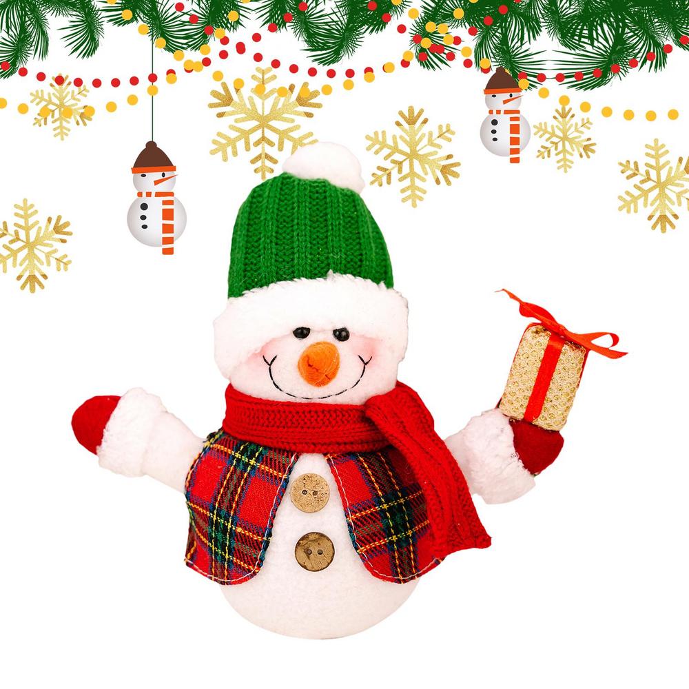 

Снеговик Украшения Освещение Центральное украшение Кукла Рождественские украшения Внутренние Для дома Зимний праздник Вечеринка Камин Обеденный стол зелёный