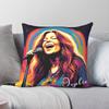 Janis Joplin Sings Pillowcase Polyester Linen Velvet Creative Zip Decor Room Cushion Cover