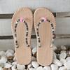 Summer New Women's Fashion Trend, Anti Slip, Wear-resistant, Comfortable Soft Bottom, Ethnic Style Flat Heel Flip Flops