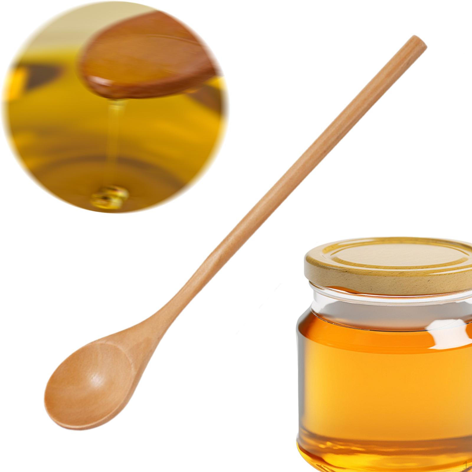 

Деревянная чайная ложка с длинной ручкой для особых случаев A