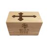 Premium Wooden Prayer Request Box Inspirational Faith Daily Prayer Box Cross Slot Design Prayer Card Box Christian