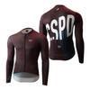 CSPD Breathable Cycling Jersey Long Sleeve Men Women Road Bike Quick Dry