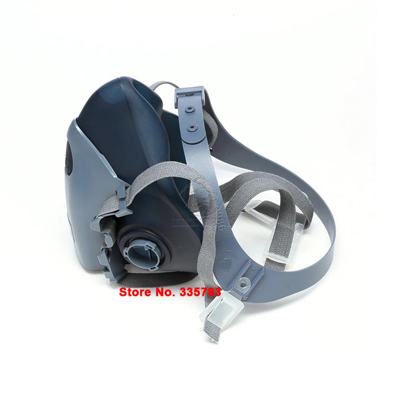 Neue 7503 Atemschutzmaske große Größe L Silicagel Original Sprühfarbe Pestizid Schutzmaske Geeignet für 6001/2091 Filter
