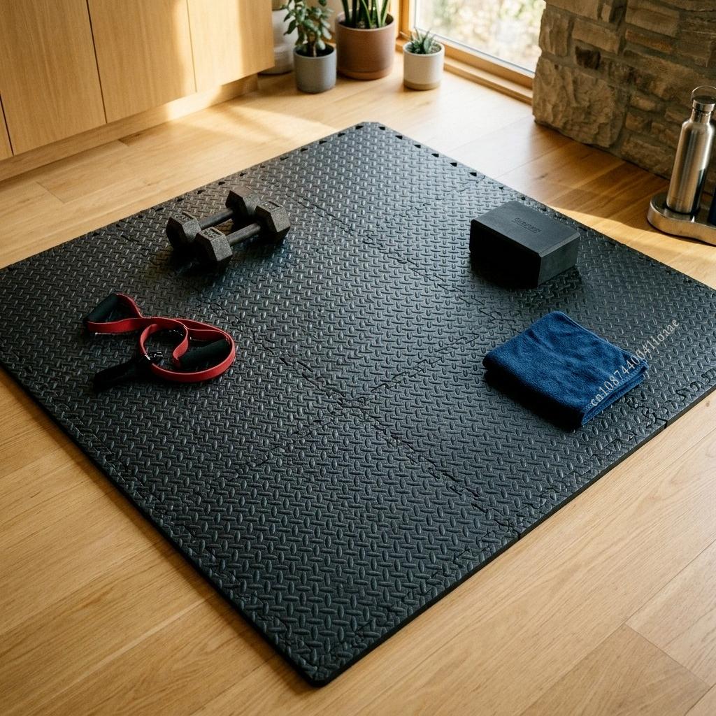 8/12/16Pcs Foam Fitness Non Slip Yoga Mat Fitness Floor Tile Home Gym Yoga Puzzle Mat Equipment Protective Mat Rug 30x30x1CM