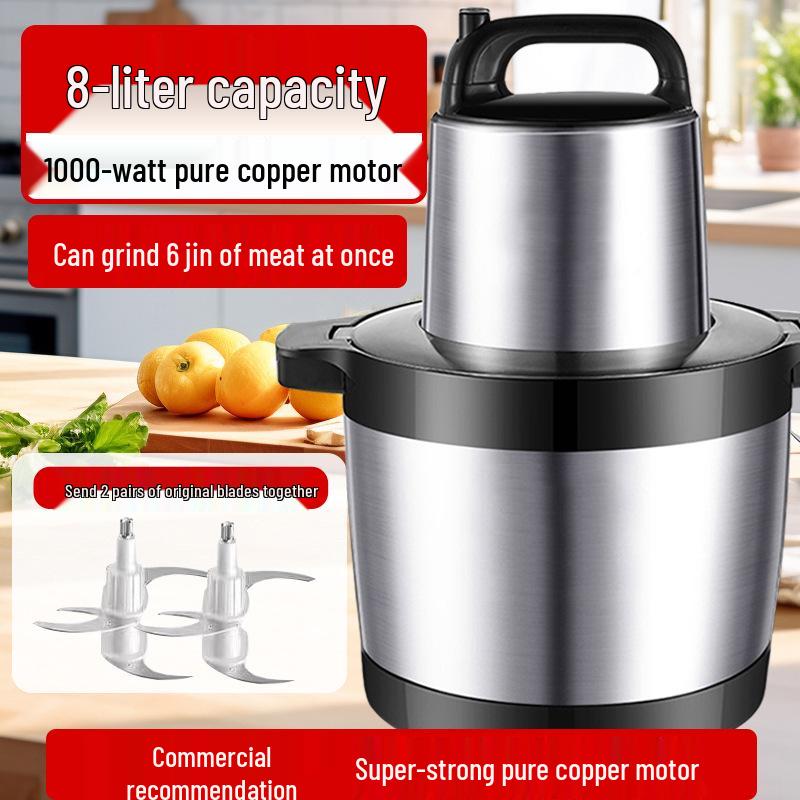 Xinfei High-Power Meat Grinder: 6L-12L Large