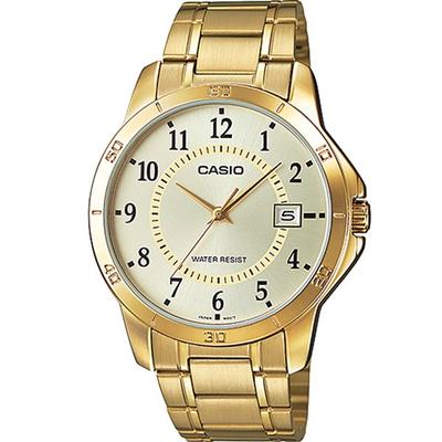 მამაკაცის ლითონის სამაჯურიანი საათი MTP-V004G-9B