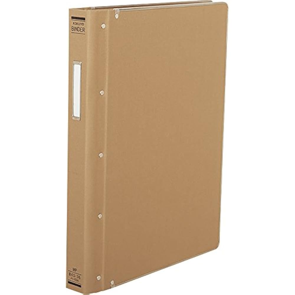 Kokuyo File Binder Cloth Sticker B4 with Vertical Binder, 36 Holes, Holes, 200 Sheets, Ha-124