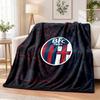 Bologna FC Printed Flannel Blanket Warm Comfort Bed Throw For Indoor Home Decoration