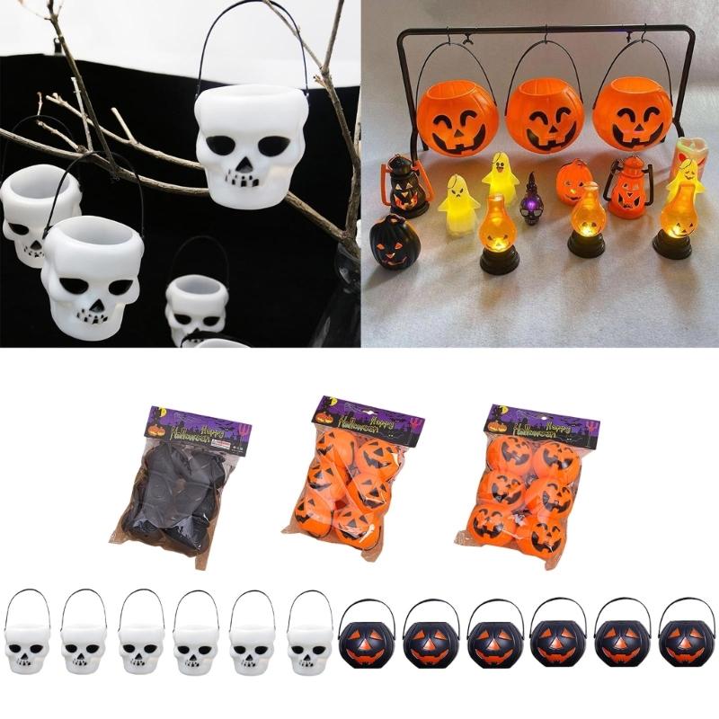 Halloween Flame Bucket Decorations for Party, Celebration, and Tourist Spots