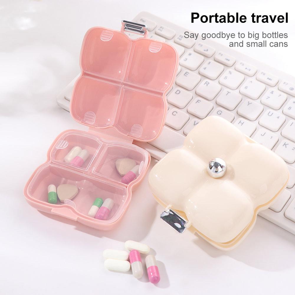 Seven Days Pills Organizer Case Multiple Compartments Jewelry Storage Box Small Mini Pill Box  Home