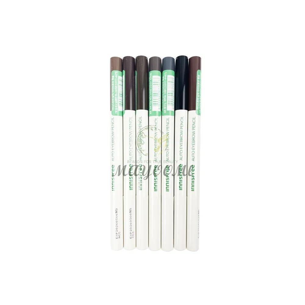 Карандаш для бровей Innisfree Flat Eyebrow Pencil 0,3 г No. 5 Deep Night Espresso Brown