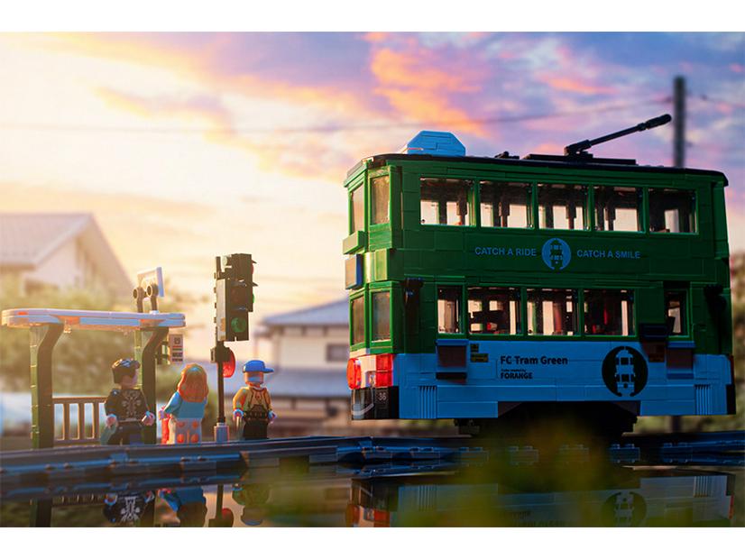 Popular Children's Educational Subway Train Model Building Blocks Toy Set