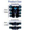 USB Rechargeable EMS Muscle Stimulator Abs Arms 3 in 1 Training Pad Wireless Smart Fitness Abdominal Trainer Body Slimming