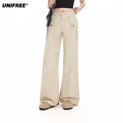 2026 Spring American Retro Straight Leg Cargo Pants