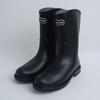 Melting Brown Women Mid Rain Boots