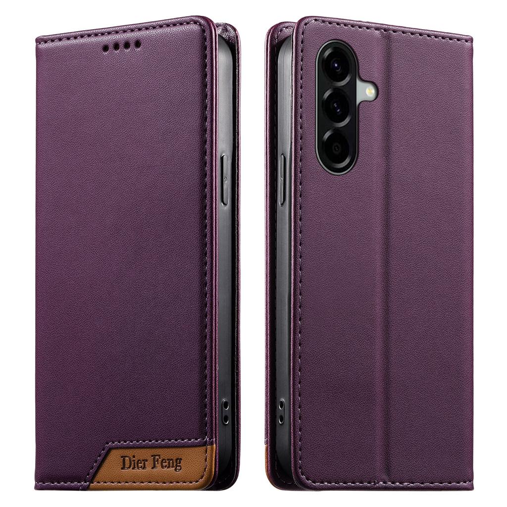 For Xiaomi Poco C61 4G/Redmi A3 4G Case Feather Imprint PU Leather Wallet Phone Cover