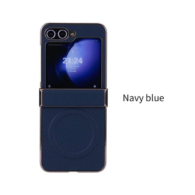 Magnetische Karbonfaserhülle für Samsung Z-Flip 7/6 - Leichter Luxus Faltbarer Schutz