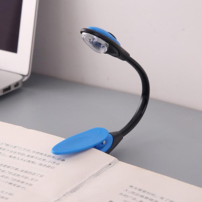 Night Light Mini Reading Lamp Curved Folding Portable Desk Clip Desk Lamp Eyes Friendly Anti-flicker